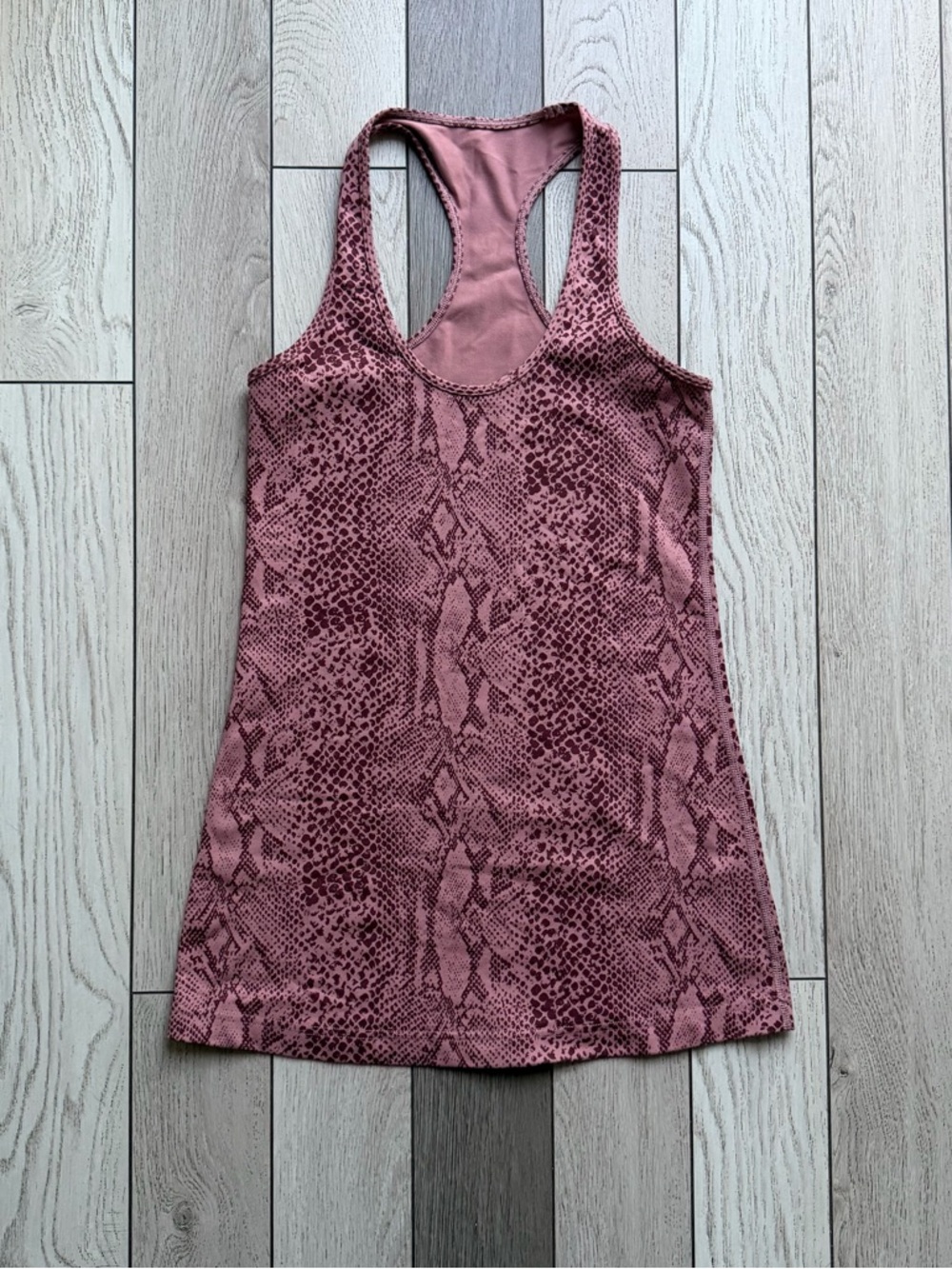 Lululemon Snake Print Racerback Tank size 6